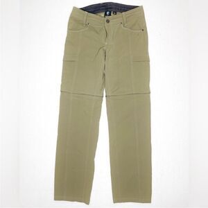 Kuhl Anika Hiking Pants Women’s Olive Green Zip Convertible Soft Shell Shorts
